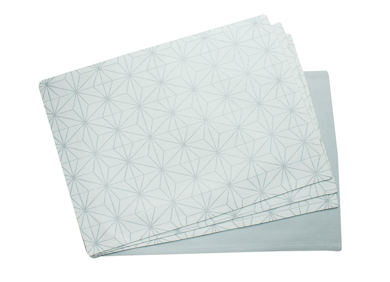 Silver Star Fuse Mat (13*18 Inches) Set of 4 Pc